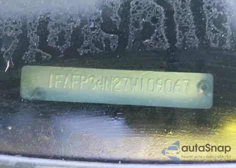 2007 Ford Focus S/Se/Ses из США, поврежденный, VIN 1FAFP34N27W109067